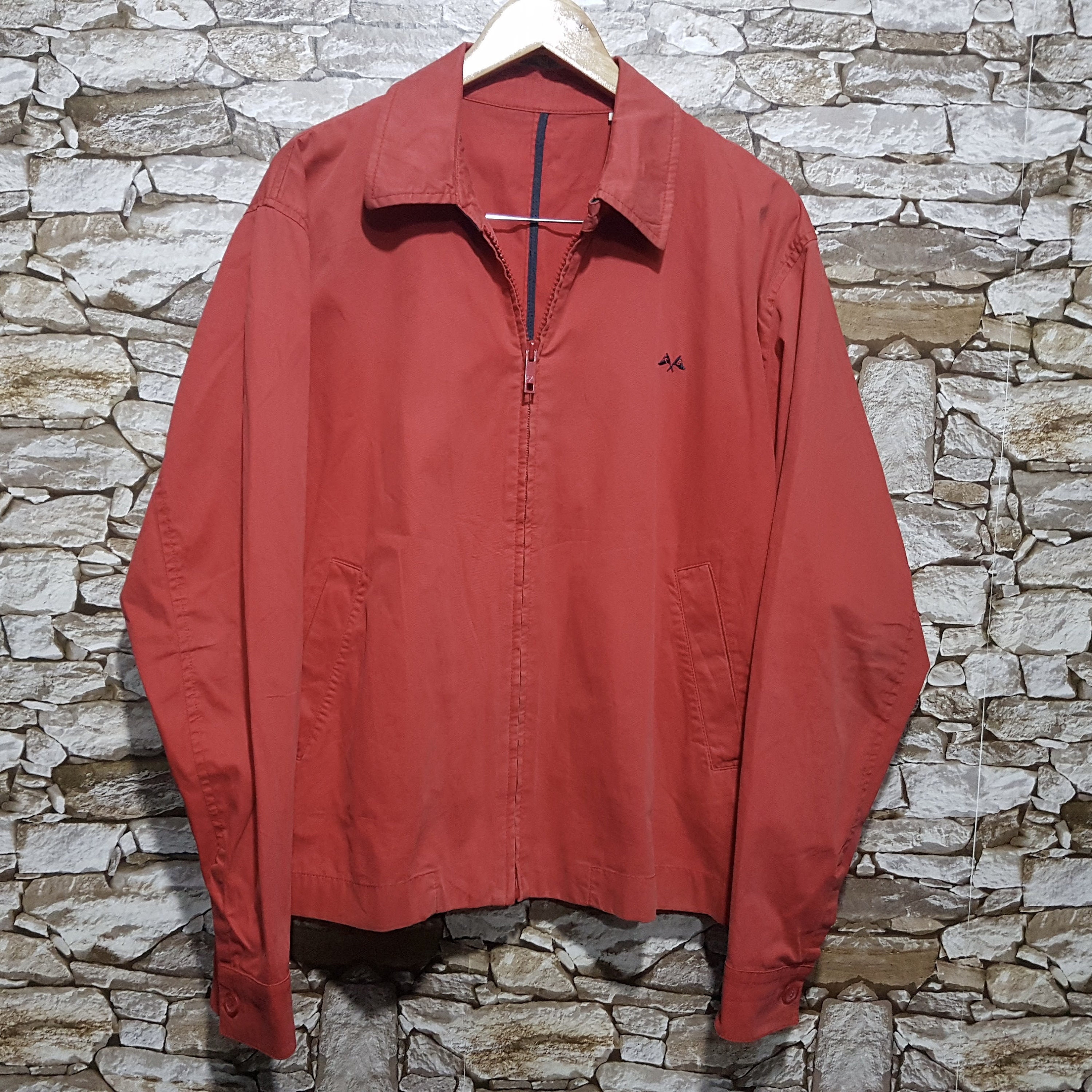 Vintage Thomas Burberry Jacket Windbreaker Men Red Size: - Etsy Hong Kong