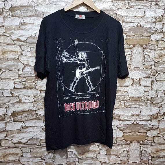 Vintage 90s rock Vitruvian shirt men size: L/Da Vi