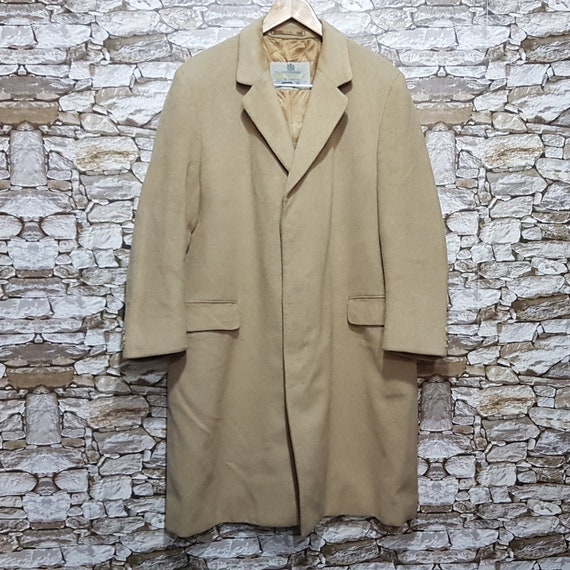 Vintage Aquascutum Trench Coat Men Size 