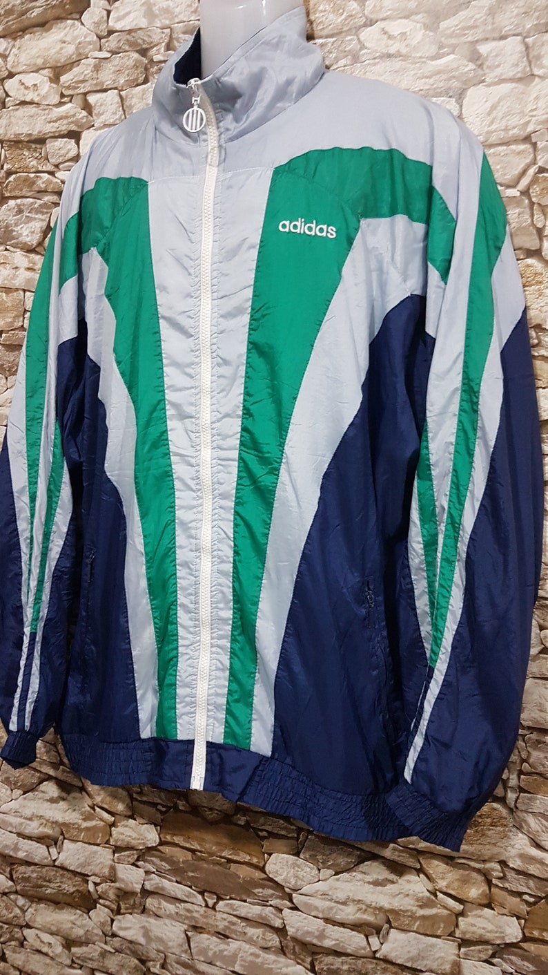 Vintage 90er Jahre Adidas Track Top Windbreaker Herren ...