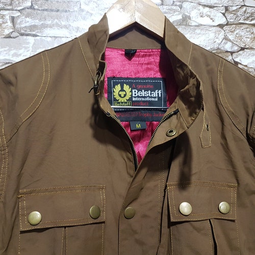 Vintage shops 90s Belstaff Jacket windbreaker size: M/Retro Belstaff Biker motorcycle hunting jacket/vintage clothing