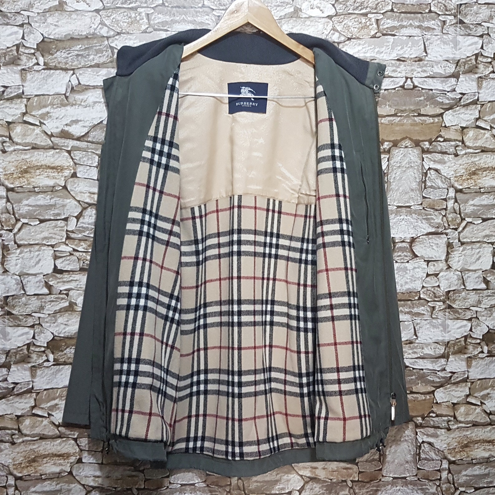 vintage burberry windbreaker