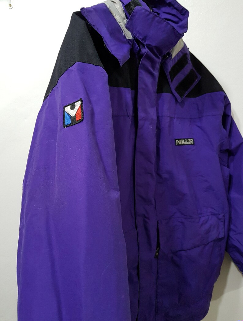 Vintage Millet Jacket windbreaker men size M/old school Etsy