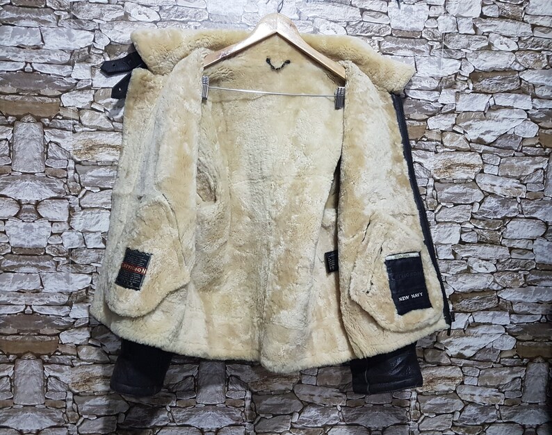 chevignon shearling jacket