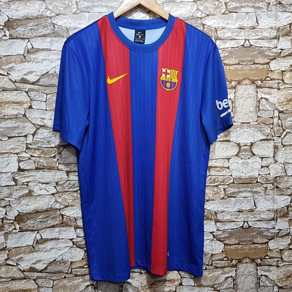 stijl Wat in het midden van niets Buy Vintage FC Barcelona Soccer Jersey Shirt Man Size: L/football Online in  India - Etsy