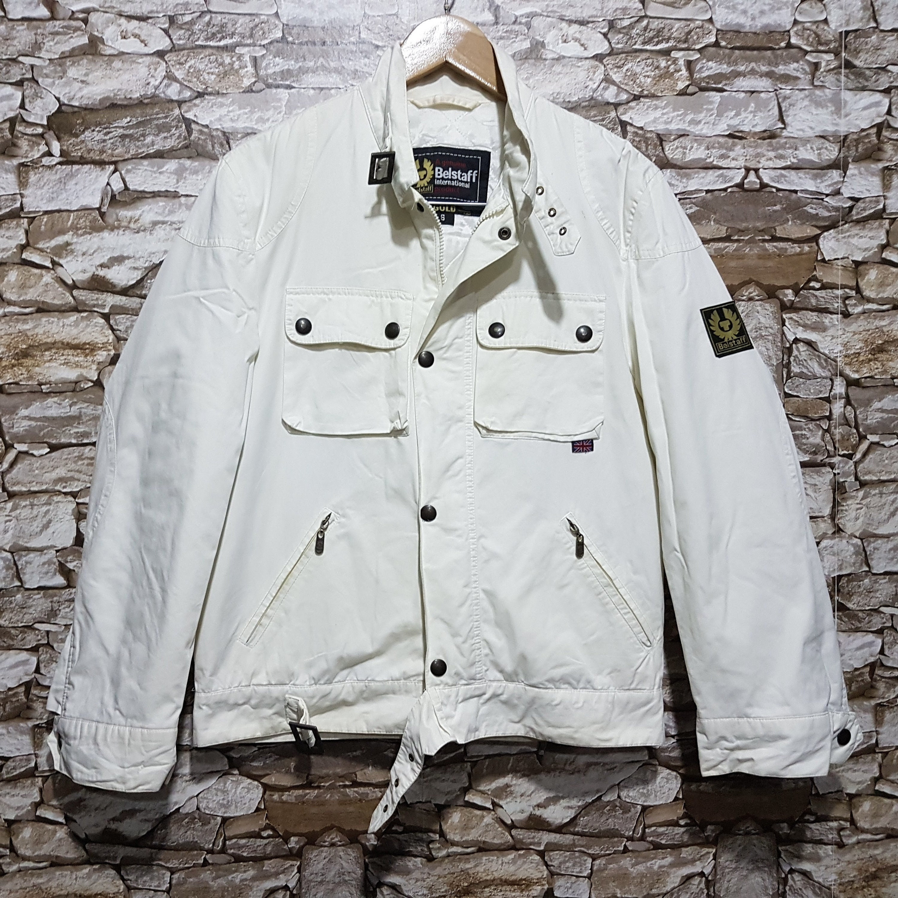 Vintage Belstaff Gold Biker Jacket 