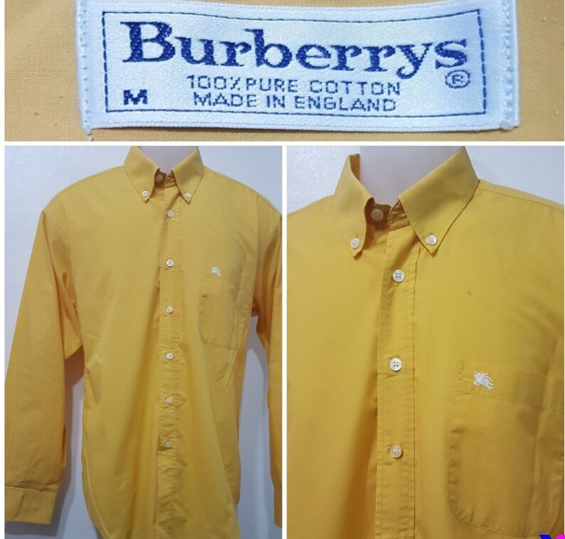 vintage burberry shirt mens