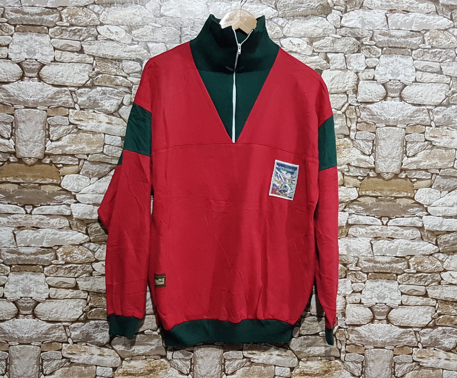 Vintage 90s old school jumper sweater Track top men size: | Etsy