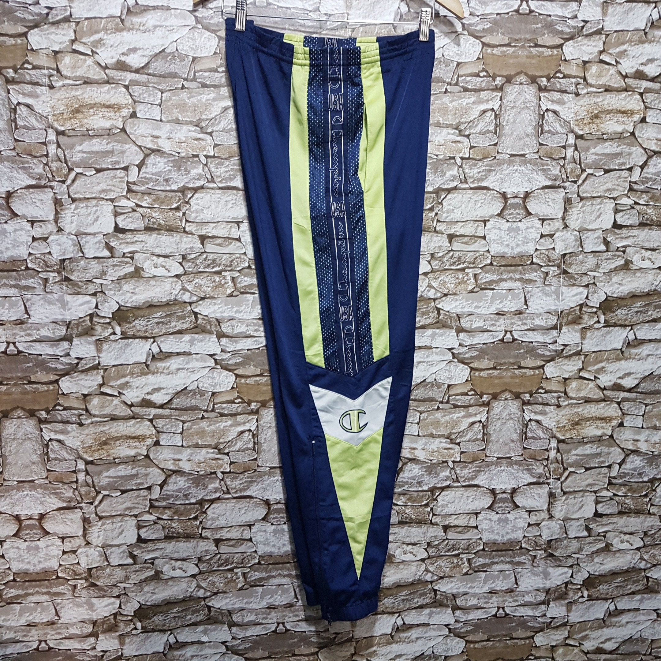 Vintage Champion Track Pants Men Size 