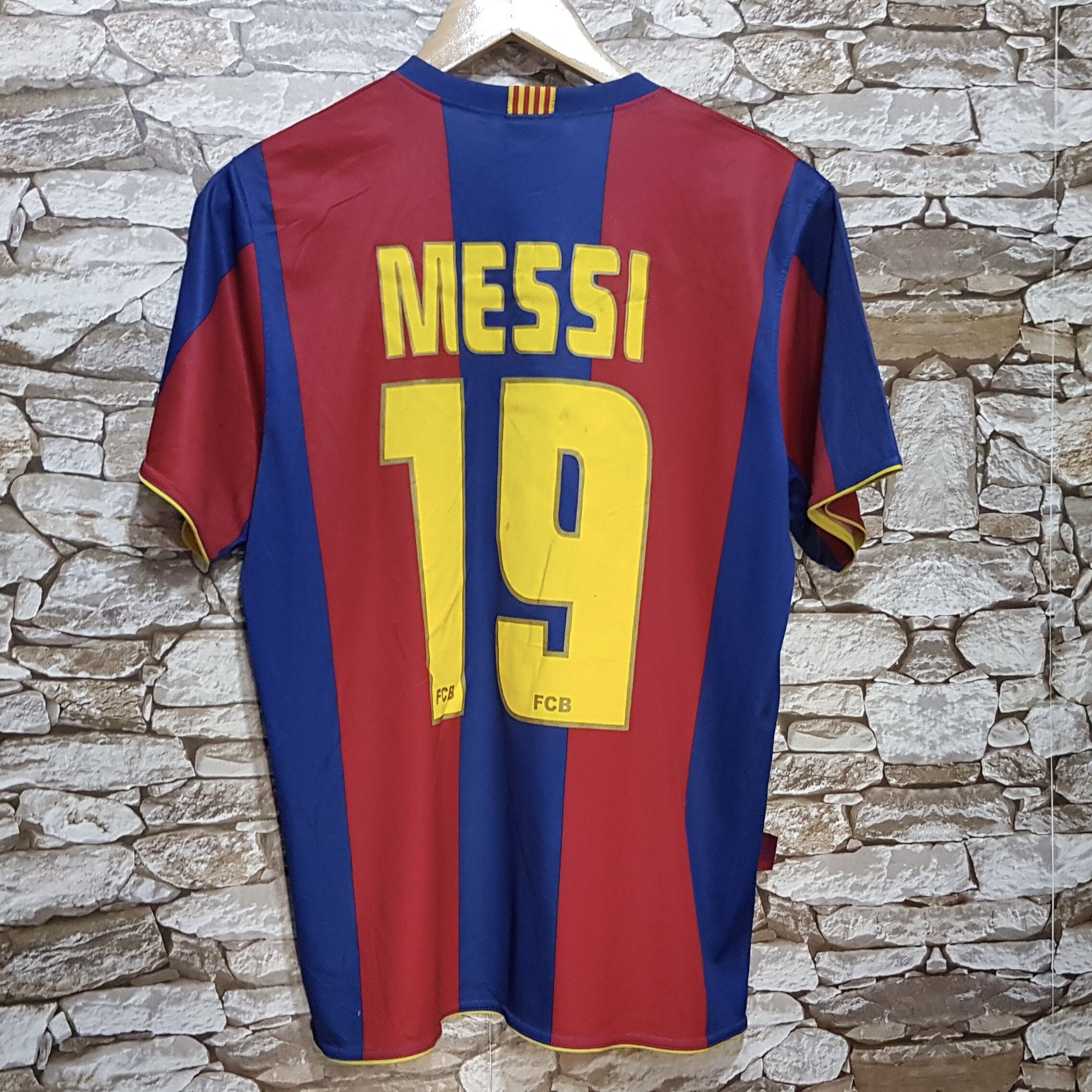 tafereel Modernisering Commotie Vintage FC Barcelona Voetbal Jersey shirt man maat: S / - Etsy België