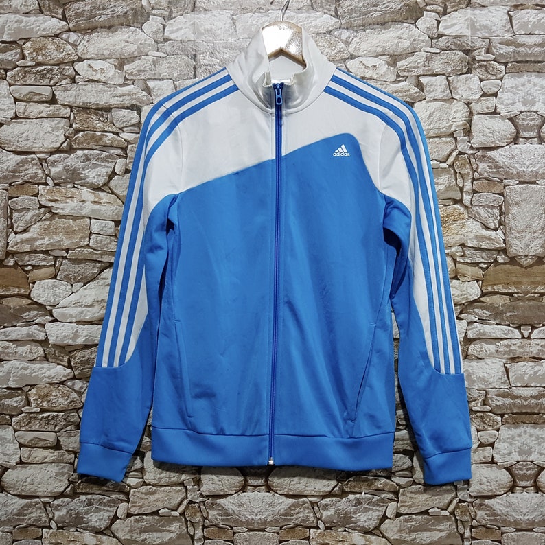 Vintage 90s Adidas track jacket windbreaker women size: | Etsy