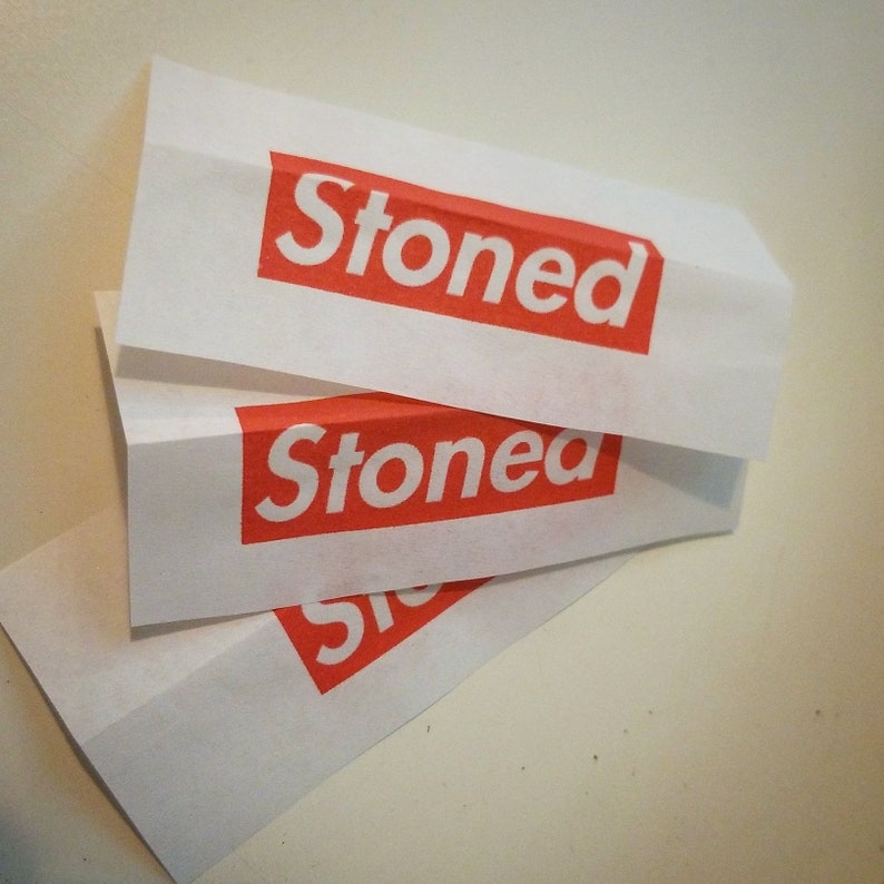 Small Rolling Papers Stoned Etsy