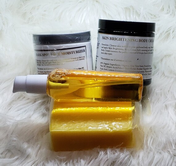 Dark Spot Faceneck Moisturizer Skin Brightening Body Cream Skin Lightening Body Oil Glutathione Lemon Whitening Soap Vitamin C Kojic Acid
