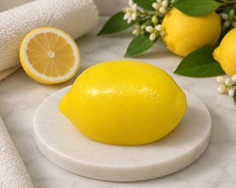Lemon Zest Goat Milk Soap | Citrus Soap Bar | Fresh Lemon Scent | Handmade Soap | Gift for Her