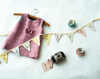 Handmade Vintage Style Bunting (Pick your Letters!)