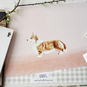 Tarjeta de Corgie Galés (A5)
