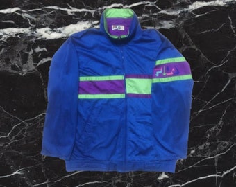 retro fila tracksuit tops