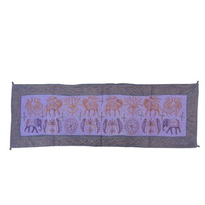 Pared Colgante Boho decoración de pared boho pared haning hippie decoración de pared artes indio étnico pared colgante bordado tradicional