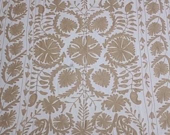 Cotton Suzani throw bedspread suzani embroidery, Suzani wall hanging table cover, Suzani bedcover