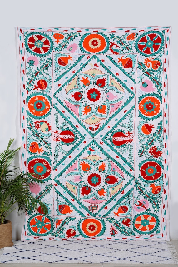 Suzani throw blanket hotsell