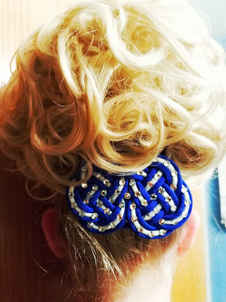 Irish Dance Hair Clip Celtic Knot Irish Hair Piece Etsy