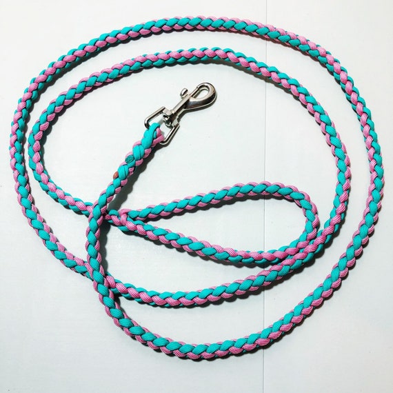 6 Foot Leash Paracord Leash 4 Strand Braid Leash Durable Leash