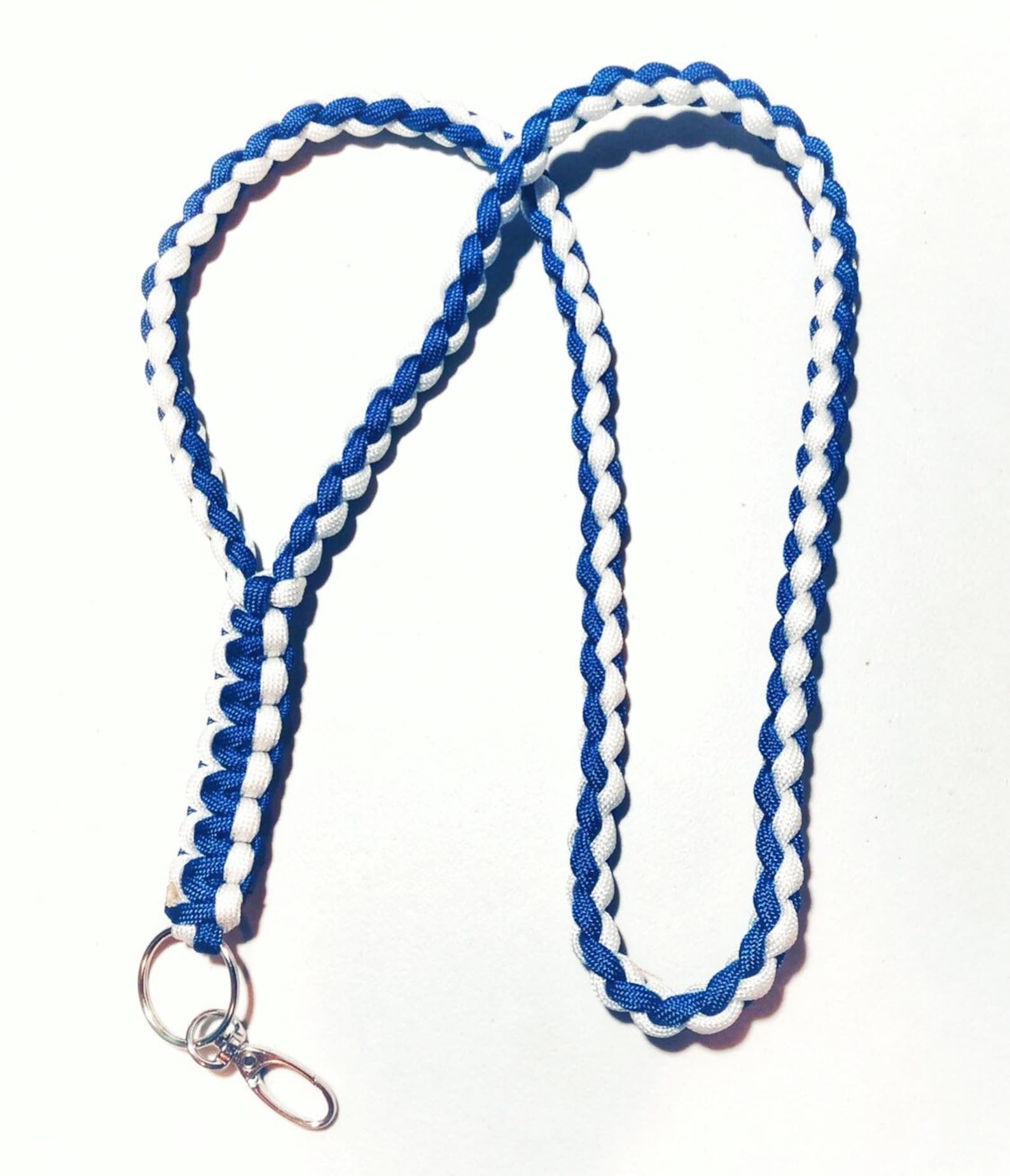 Lanyard Paracord Lanyard 4 Strand Braid Cobra Stitch Etsy