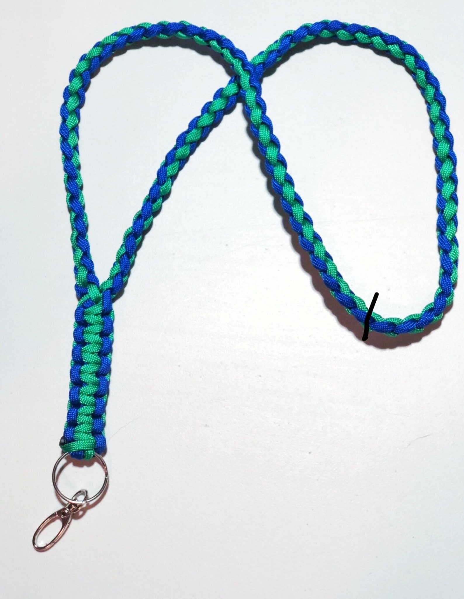 Lanyard Paracord Lanyard 4 Strand Braid Cobra Stitch Etsy