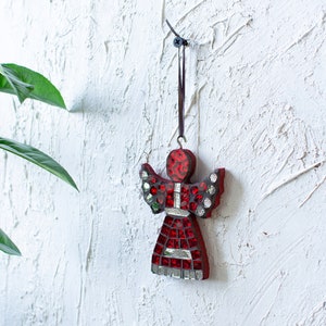 Angel Ornaments Glass Mosaic