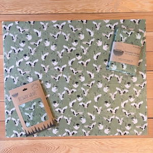 Beeswax Wrap - Bread Size - 17" x 21" - Large Wrap - Variety of Patterns