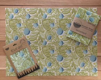 Beeswax Hotdish Wrap - 13" x 18" - Sweet Berries