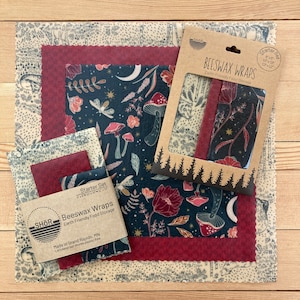 Beeswax Wrap Starter Set - 3 pack - Wildwood