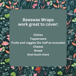 Beeswax Wraps Uses
