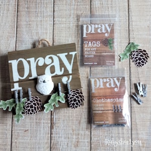 Prayer Board with Owl. Prayer Requests. Family Prayers. Confirmation Gifts. Mother&#39;s Day Gift. Prayer Board Kit.