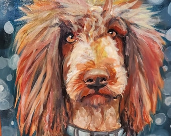 Hand Painted Pet Portrait