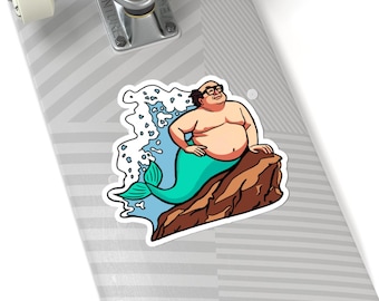 Danny Mermito Kiss-Cut Sticker, Funny Merman  Weird Always Sunny  Art (Pack of 3)