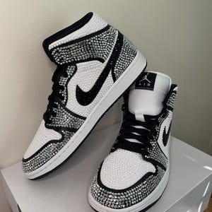 Custom rhinestone sneakers | Nike Jordans