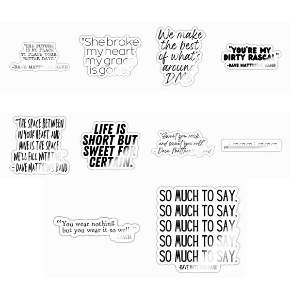 Dave Matthews Band Sticker - Etsy