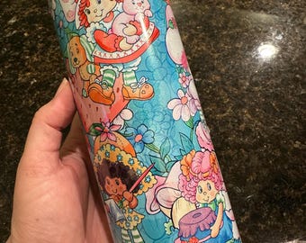 Holographic Strawberry Shortcake & Friends 20oz Stainless Steel Tumbler