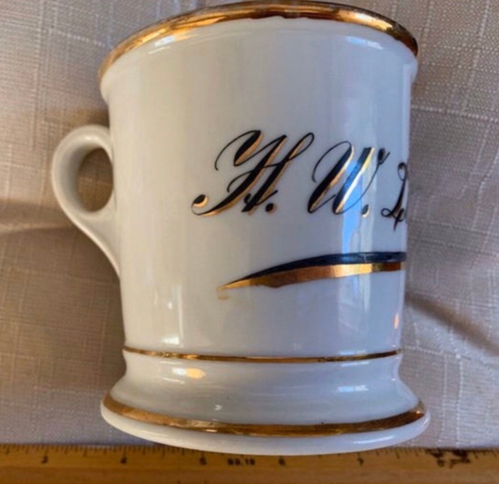 Vintage Personalized Shaving Mug Etsy