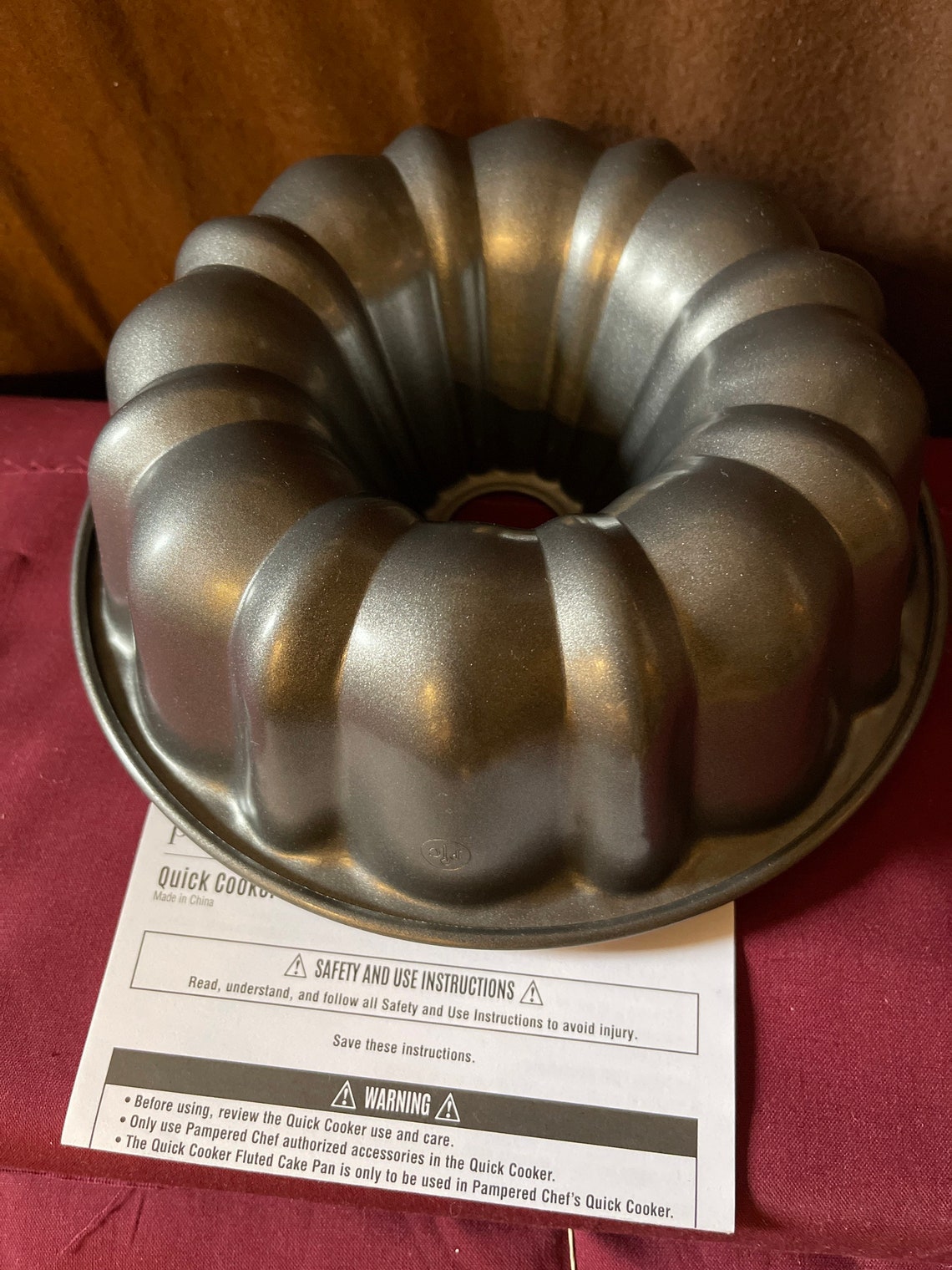 Quick Cooker Fluted Cake Panpampered chefnew Etsy