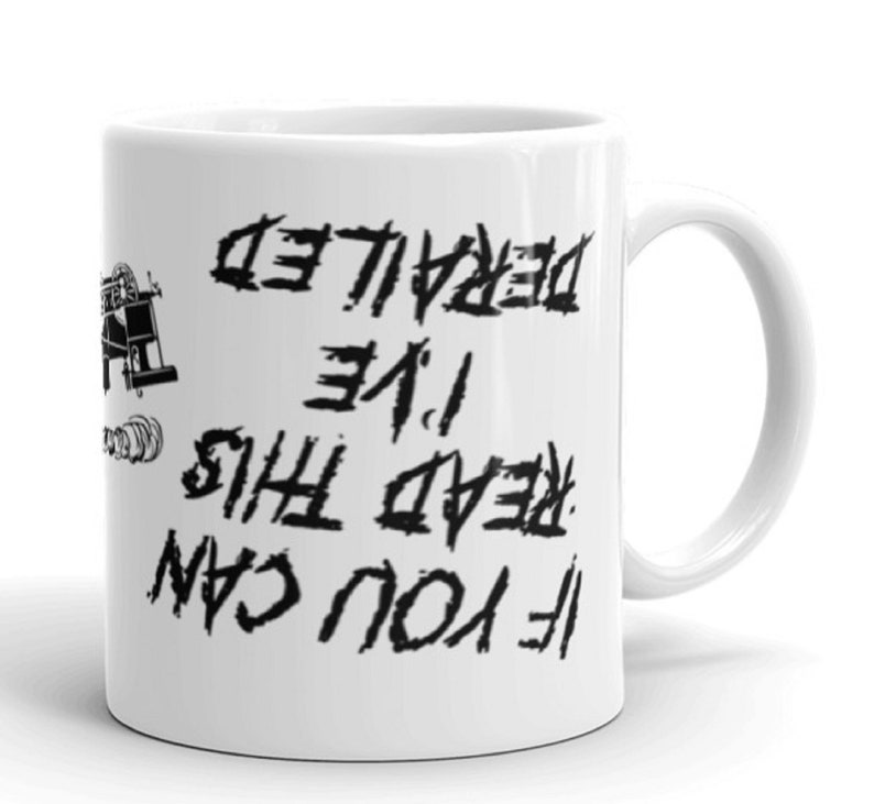 If you can read this I've Derailed Mug for Railway Railroad Train Engine and Locomotive Lovers image 3