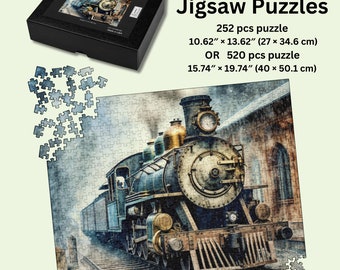 Steam Train in the Station Jigsaw puzzle