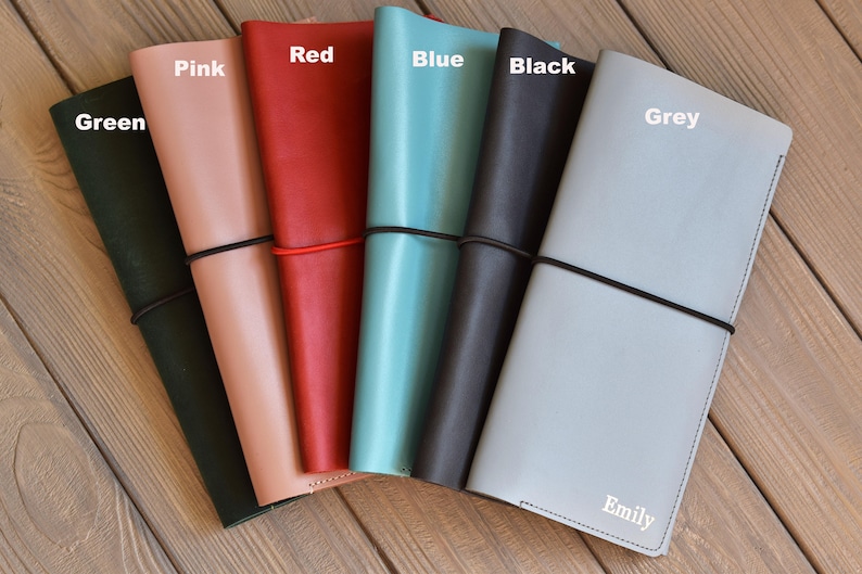 Leather Travel Wallet Organizer Personalized Travel Wallet Etsy