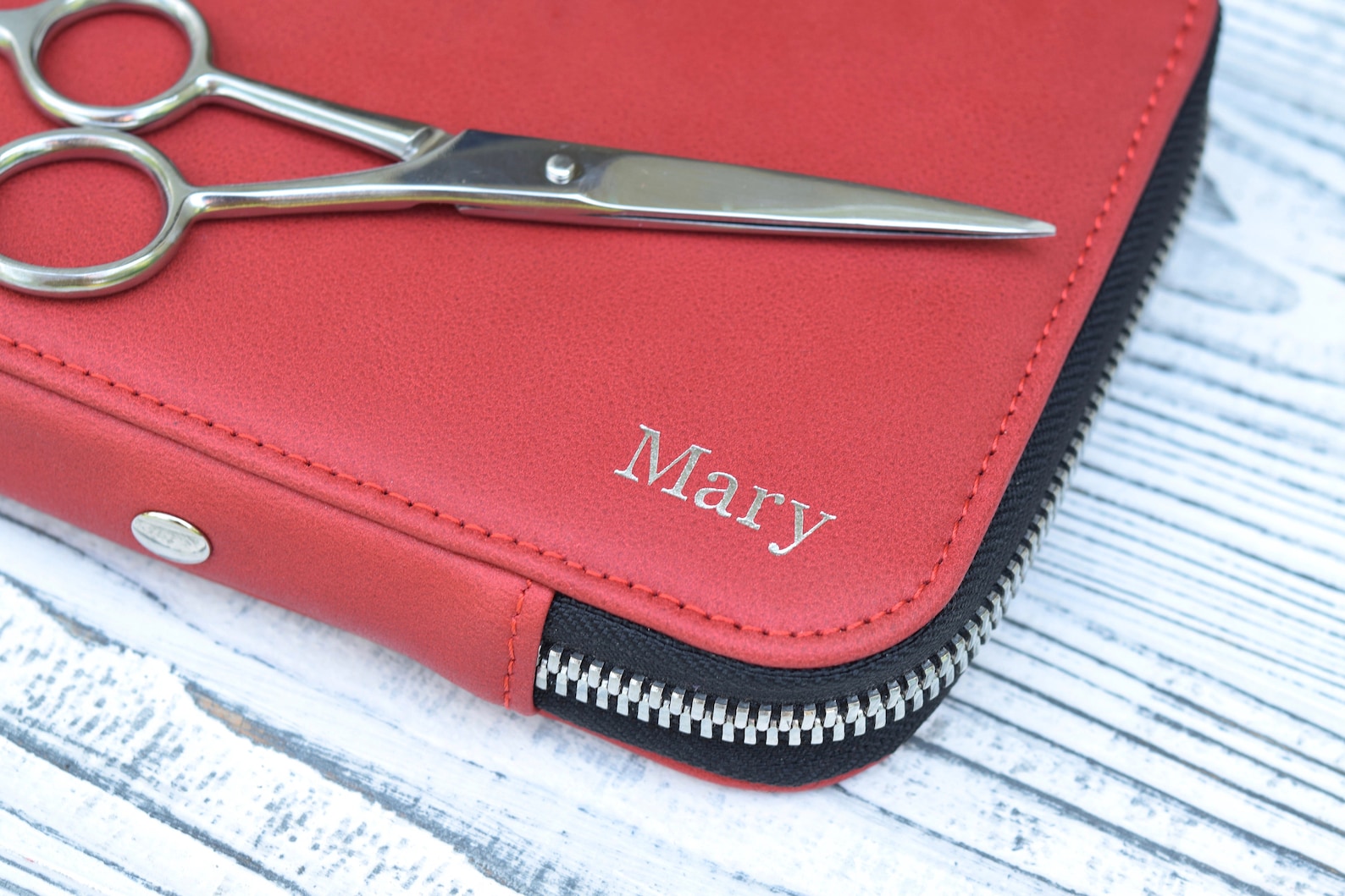 Hairdresser Leather Scissors Case Leather Tool Case for Etsy