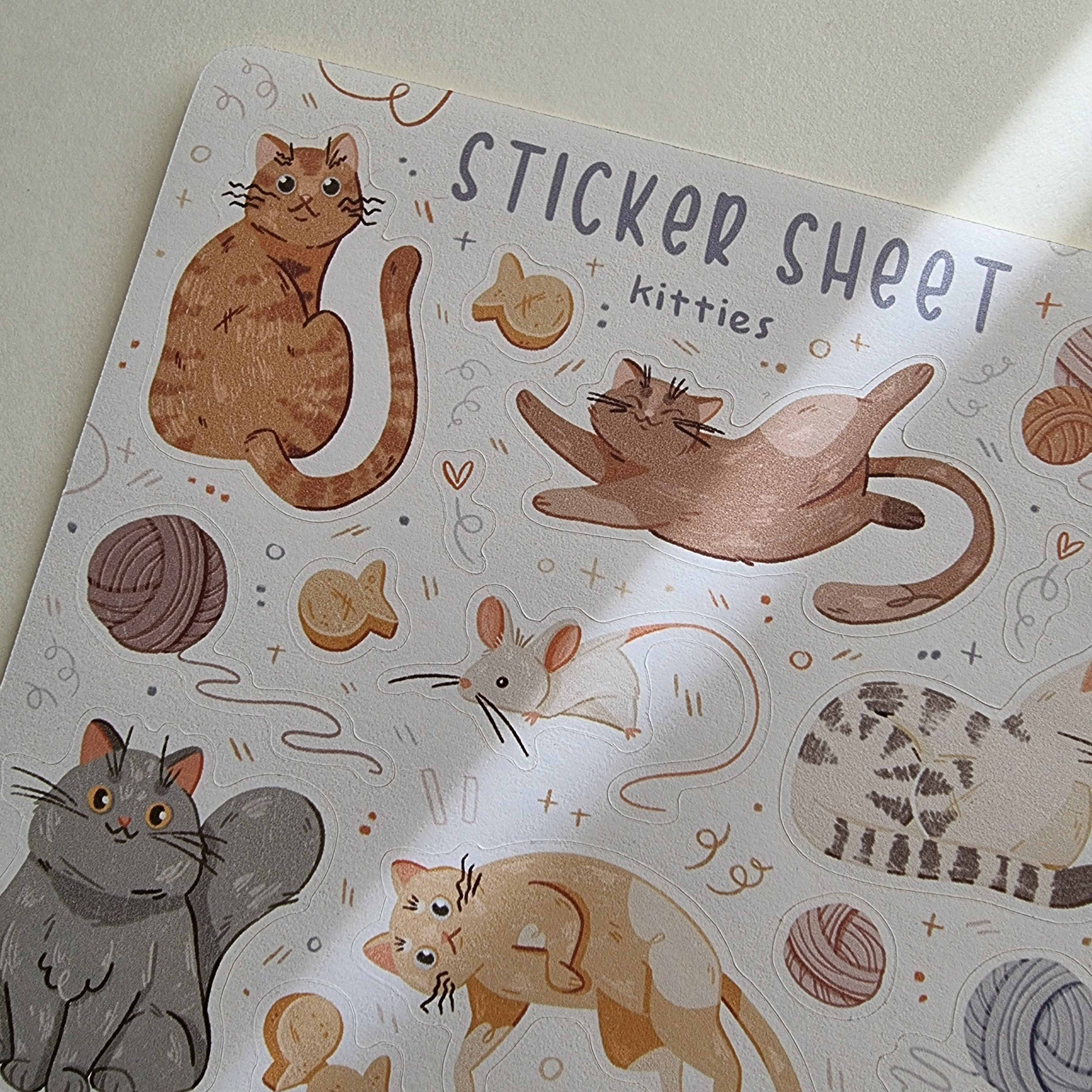 clear vinyl sticker sheet
