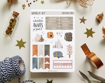 Weekly Kit - Adventure (CLEARANCE) | journaling stickers for your planner