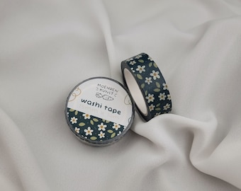 Washi Tape - Daisy Dark | journaling supplies for your planner