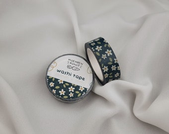 Washi Tape - Daisy Dark | journaling supplies for your planner