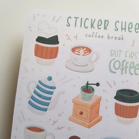 High Tea Planner Stickers - Tea Cup Stickers - Hand Drawn Stickers - C –  Winterfield Studios